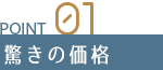 Point 01 驚きの価格