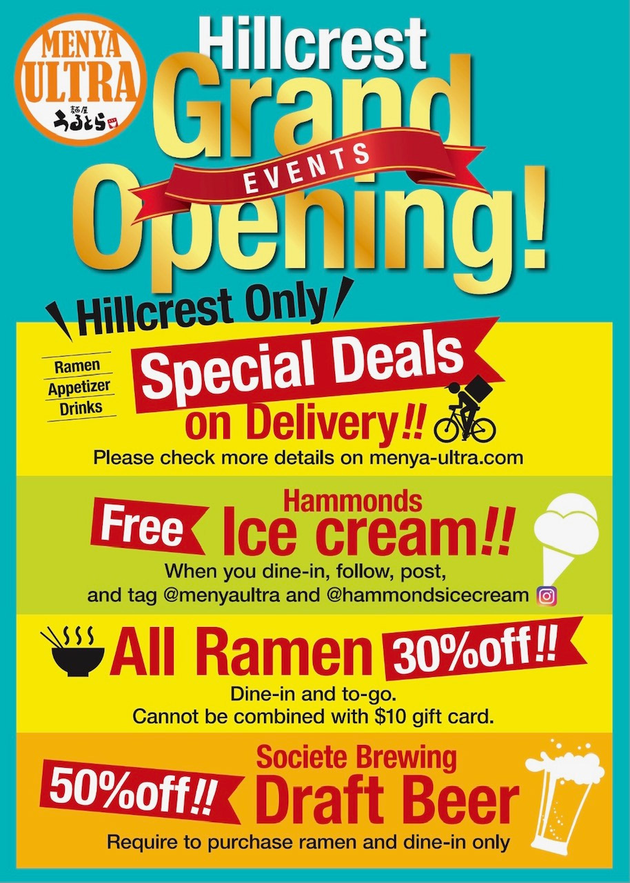 Hillcrest Grand Opening Events!