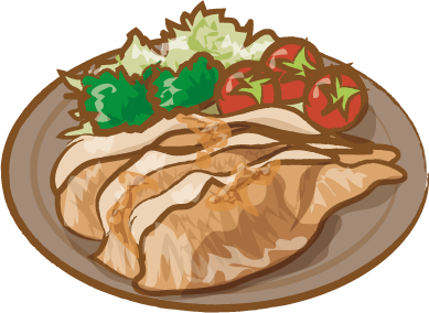 生姜焼きのイラスト