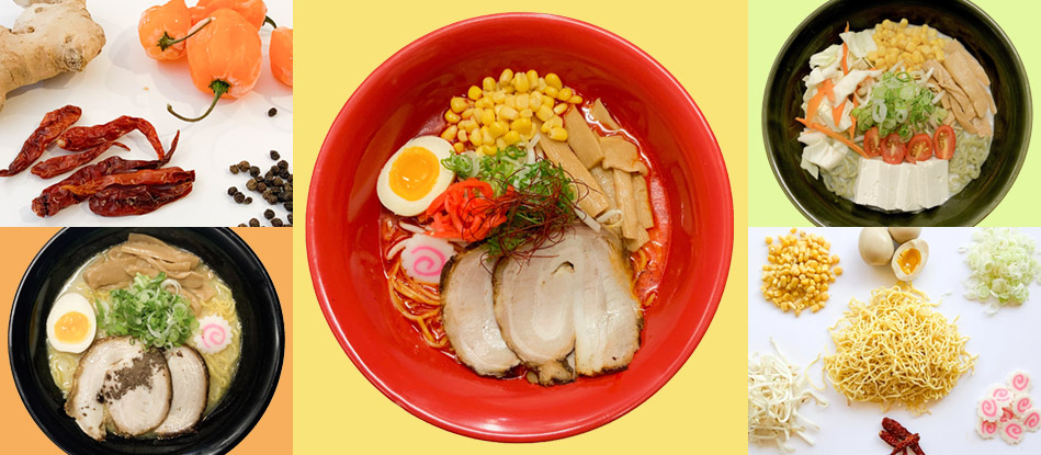 Kuro Truffle Ramen, Karami Signature Ramen, Vegan Special Ramen