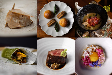 photos of course menu