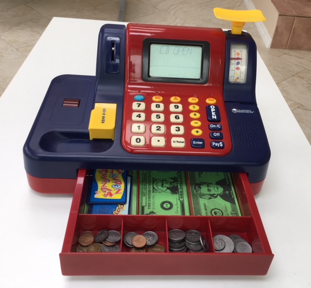 learning resources pretend & play teaching cash register