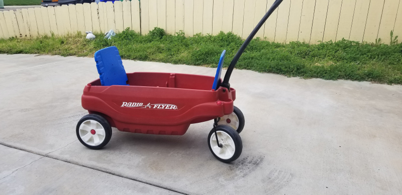 wagon with shade