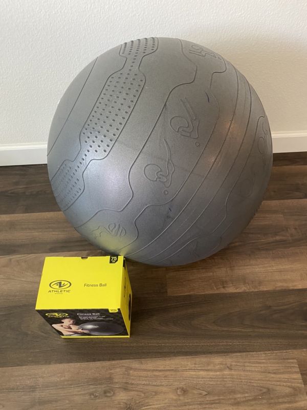 サンディエゴタウン クラシファイド ヨガボール７５cm 空気入れつき