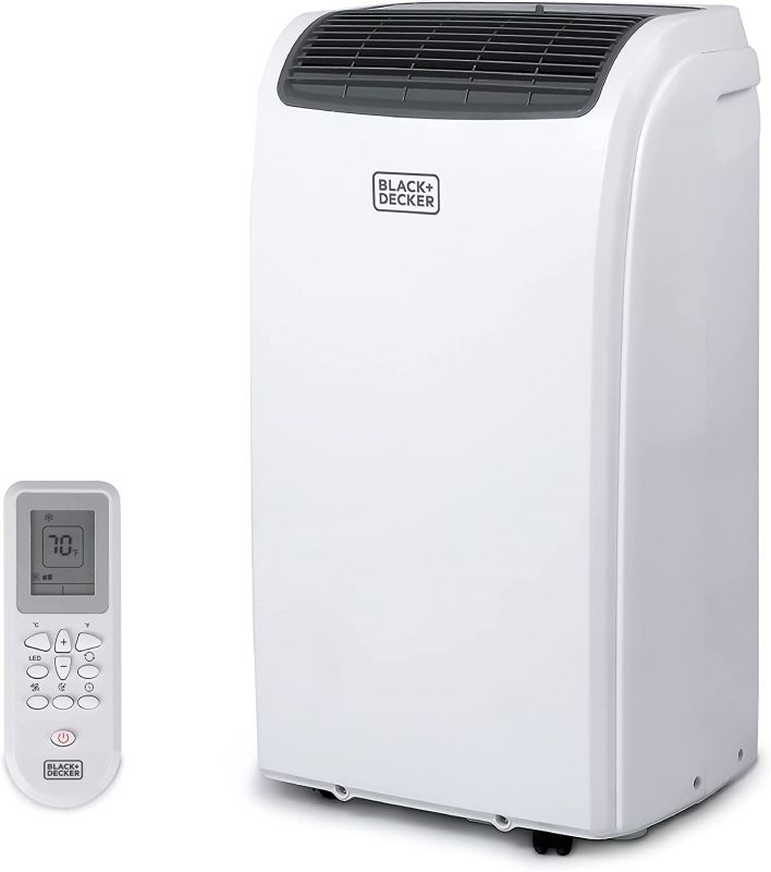 BLACK+DECKER 10,000 BTU Portable Air Conditioner up to 450 Sq. ft., White
