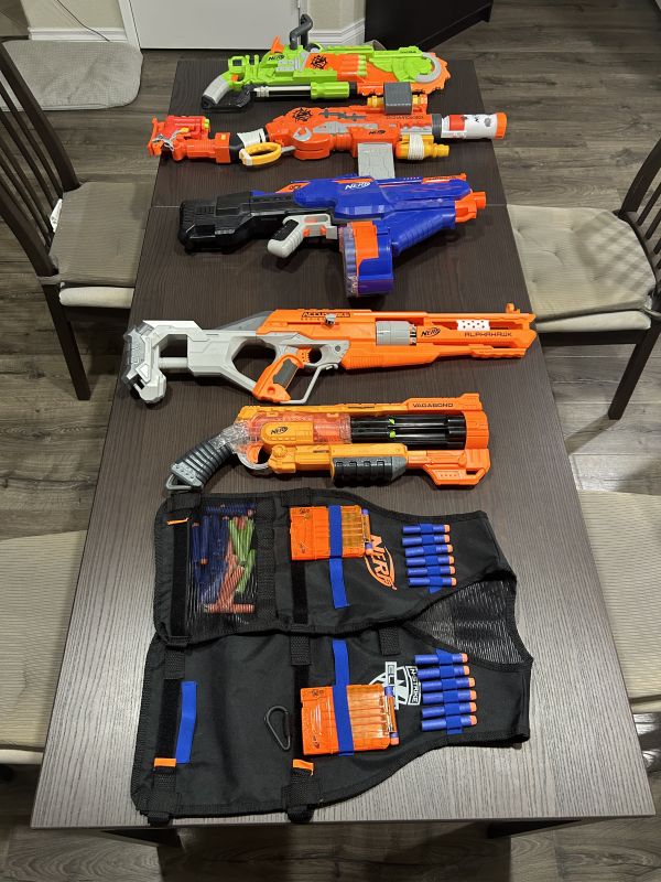 豪華ナーフ銃セット! 伸ばし 豪華ナーフ銃セット! 伸ばし