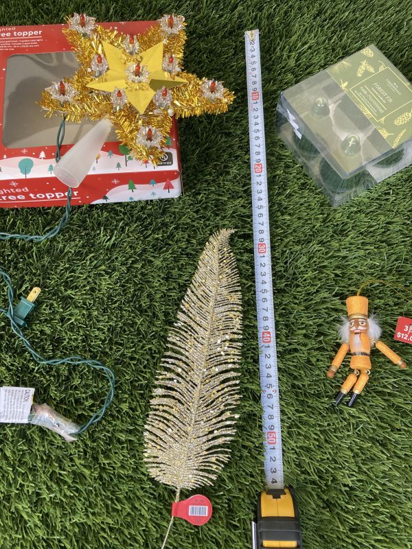 Tree topper  羽 オーナメント  キャンドル