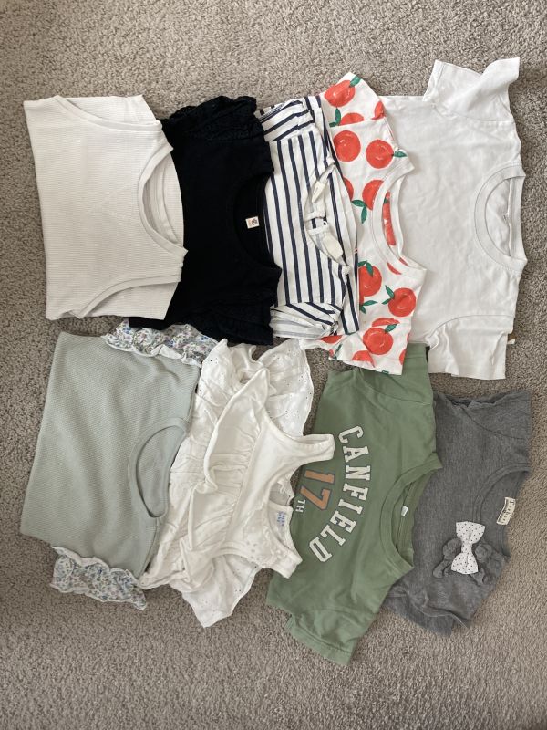 Tシャツ 70cm-100cm. まとめて2ドル