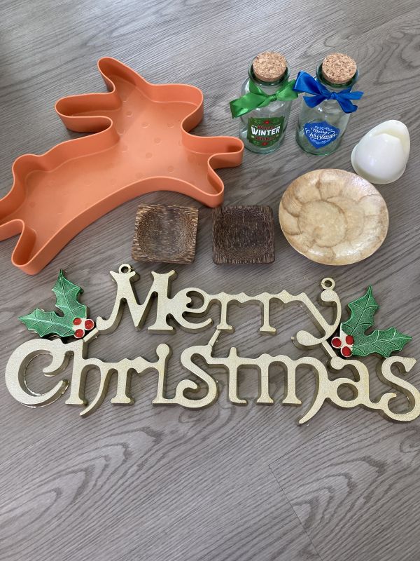 うさぎ 瓶 しゃもじ立て 石鹸置き シェルプレートクリスマスの飾り