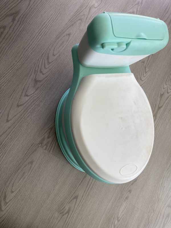 除菌済みです。車に積んでいて子供の足元に置いていたので砂の汚れがあります。気にしない方。