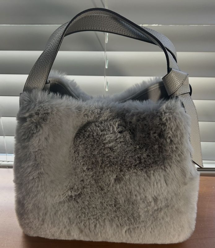 Kate Spade Knott Faux Fur Medium Crossbody Tote