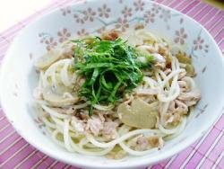 さっぱり！ツナと梅のパスタ